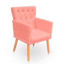 Ver imagem 4 de Kit Poltrona Capitonê Clássica Confortável para Sala e Quarto Ana Suede