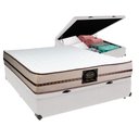 Ver imagem 1 de Cama Box Baú + Colchão Super Star Casal 138x188 King Star