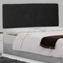 Ver imagem 1 de Cabeceira Painel King 195 Cm Poliana Suede Preto - MV Estofados Shop