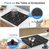 Vbgk Cooktop de Indução 30" 6000w com 4 Queimadores e Controle Touch - 5