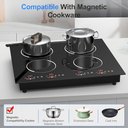 Ver imagem 6 de Vbgk Cooktop de Indução 30" 6000w com 4 Queimadores e Controle Touch