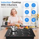 Ver imagem 2 de Vbgk Cooktop de Indução 30" 6000w com 4 Queimadores e Controle Touch