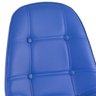 Kit - Mesa de Vidro Eames 90 Cm + 4 Cadeiras Eames Botonê Azul Cadeiras Azul - 9