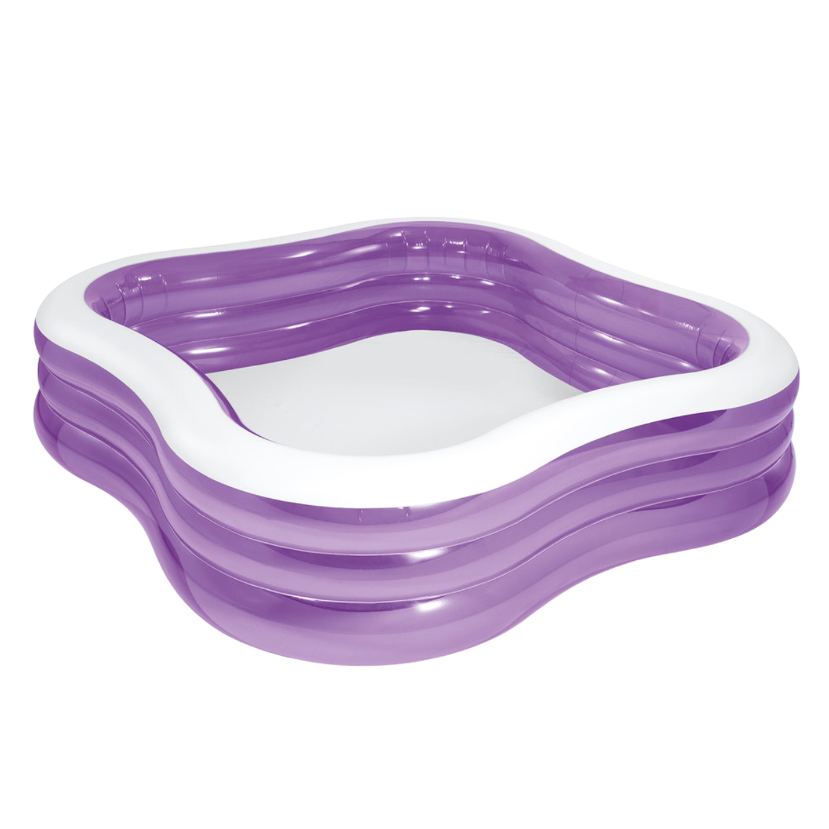 Piscina Inflável Familiar Intex Grande 1.350l 229x229x56cm:roxo - 1
