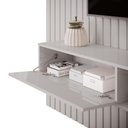 Ver imagem 5 de Painel com Bancada para Tv até 75 Polegadas Ripado com Led Dj Móveis Trento 250 Bali