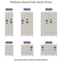Ver imagem 6 de Cômoda Infantil 125cm 2 Portas com Vidro e 4 Gavetas Suspiro Multimóveis Mp4460 Branco/off White