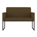 Ver imagem 6 de Kit Sofá 2 Lugares + 2 Poltronas para Recepção Sala Balaqui Cor:marrom Marrom