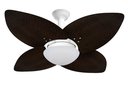 Ver imagem 1 de Ventilador de Teto Jet Aspen Venti-delta Branco Rattan Marrom 220v