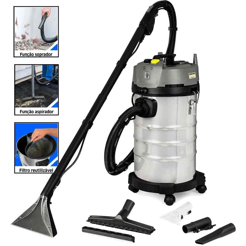 Aspirador e Extrator para Sólidos e Liquídos 1700W Puzzi 4/30 Classic KARCHER - 2