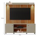 Ver imagem 5 de Estante Home Madison 160cm Grigio Fosco/cinamomo Mel para Tv até 70” - Mobler