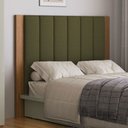 Ver imagem 1 de Cabeceira Casal Estofada Tw194 Freijó/verde - Dalla Costa