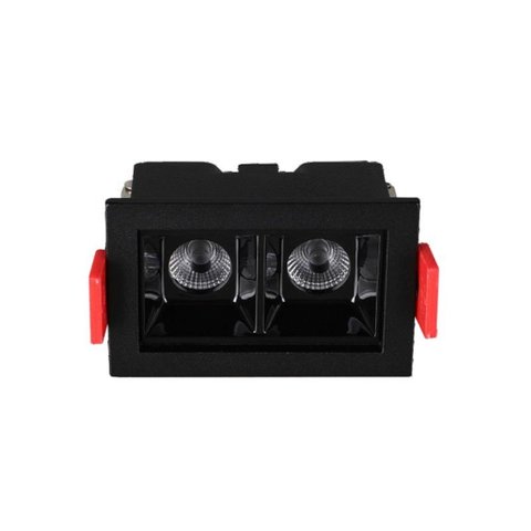 Spot Downlight de Embutir Evon 4w 4000k 24° Preto - Astraled