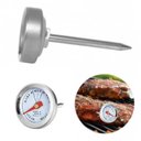 Ver imagem 6 de Termometro Inox Analogico Culinario para Churrasco Espeto de Carne Steak Aves Ponto da Carne Ideal P