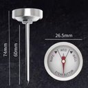 Ver imagem 7 de Termometro Inox Analogico Culinario para Churrasco Espeto de Carne Steak Aves Ponto da Carne Ideal P