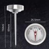 Termometro Inox Analogico Culinario para Churrasco Espeto de Carne Steak Aves Ponto da Carne Ideal P - 7