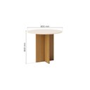 Ver imagem 3 de Mesa de Jantar 4 Lugares 90cm Tampo de MDF Redonda Lana