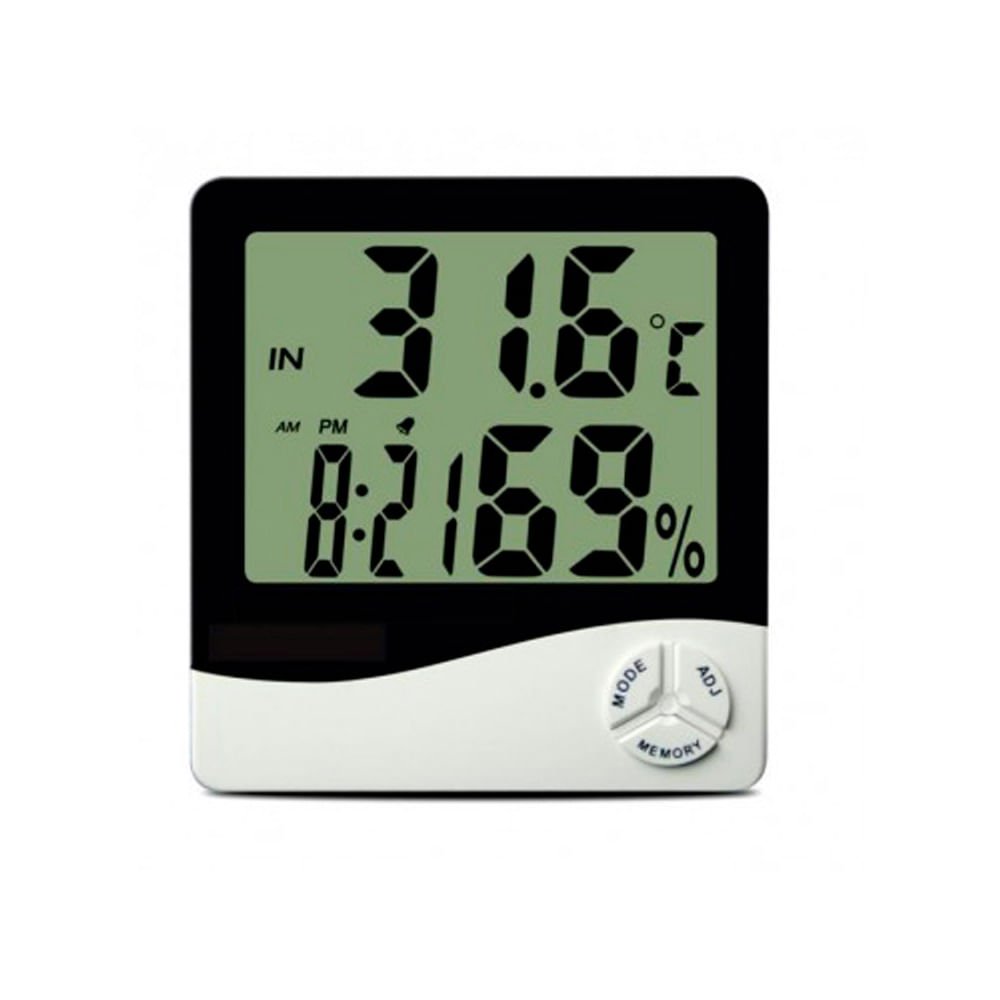 Termo-higrômetro Digital Capacidade Temperatura -10°c~+50°c Umidade Relativa 20 a 99%ur Tela Lcd Inc - 1