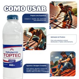 Rebotermic Líquido 900ml - Impermeabilizante Proteção contra Infiltrações e Mofo - 2