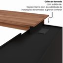 Ver imagem 6 de Mesa Gerente Dinâmica em L 2,00 m X 1,70 m com Tampo Chanfrado 45° Pés Cavalete e Armário
