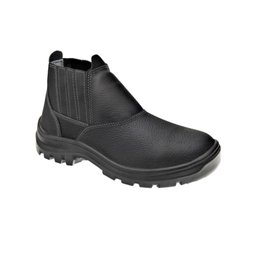 Botina Elástico Vulcaflex 10vb48-bp Bico Plastico Marluvas:43/preto - 2