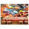 Papel De Parede Frutos Do Mar Camarão 3D Al197 - 2