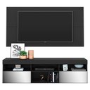 Ver imagem 1 de Rack com Espelho e Painel para TV até 65" Multimóveis Flórida FG3137 Preto