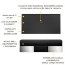 Ver imagem 4 de Rack com Espelho e Painel para TV até 65" Multimóveis Flórida FG3137 Preto