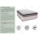 Ver imagem 2 de Cama Box Baú Solteiro: Colchão Anatômico Herval Ag65 Belfort + Base Crc Suede Gray (88x188)