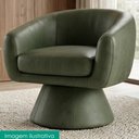 Ver imagem 2 de Poltrona Decorativa Cave Base Giratoria Corano Tca 217 Moll