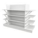 Ver imagem 4 de Gôndola Central M1 Expositor Comercial Prateleira Loja Vetorial Móveis