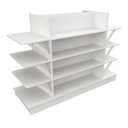 Ver imagem 2 de Gôndola Central M1 Expositor Comercial Prateleira Loja Vetorial Móveis