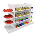 Ver imagem 5 de Gôndola Central M1 Expositor Comercial Prateleira Loja Vetorial Móveis