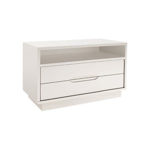 Mesa de Cabeceira Maseratti 600 com Acabamento em Laca Pollo Decor