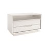 Mesa de Cabeceira Maseratti 600 com Acabamento em Laca Pollo Decor - 1