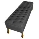 Ver imagem 3 de Cabeceira e Recamier Iza para Cama Box Casal Queen 1.60 - Suede - Sv Decor: Cinza Escuro