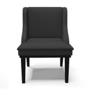 Ver imagem 7 de Kit 02 Cadeiras De Jantar Corino Base Madeira Preto Preto