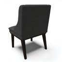 Ver imagem 5 de Kit 02 Cadeiras De Jantar Corino Base Madeira Preto Preto