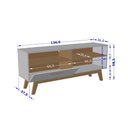 Ver imagem 2 de Rack para Tv com Portas London Off White Nature