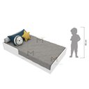 Ver imagem 5 de CAMA BAIXA SOLTEIRO M153.2021.B (CASA, PRAIA, CAMPO) MUNDI MOVEIS