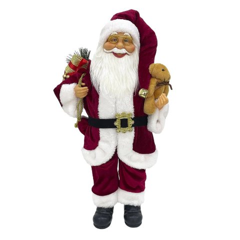 Papai Noel Tradicional 45cm - Natal com Elegância