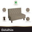 Ver imagem 6 de Canto Italy Confortável para Apartamento Cozinha e Restaurantes Suede Capuccino