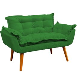 Kit Namoradeira Decorativa + 2 Poltronas Reforçadas Para Amamentação Suede - 2