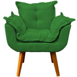 Kit Namoradeira Decorativa + 2 Poltronas Reforçadas Para Amamentação Suede - 5