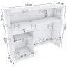 BALCÃO CAIXA COM PRATELEIRAS M360.B (COMÉRCIO) MUNDI MOVEIS - 5