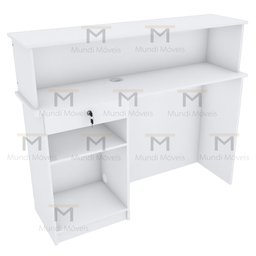BALCÃO CAIXA COM PRATELEIRAS M360.B (COMÉRCIO) MUNDI MOVEIS - 2
