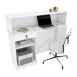 BALCÃO CAIXA COM PRATELEIRAS M360.B (COMÉRCIO) MUNDI MOVEIS - 1