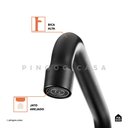 Ver imagem 5 de Torneira para Cozinha Gourmet Misturador de Parede Duplo Comando Aço Inox 304 Paru Pingoo.casa -