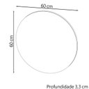 Ver imagem 4 de Conjunto para Banheiro Bn3600x39x40 Amendoa Metalizado Tecno Mobili