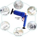 Ver imagem 3 de BOMBA SUCCAO LIMPEZA PISTOLA DESENTUPIDOR VASO SANITARIO PIA PRIVADA CANO MULTIUSO COM ACESSORIOS