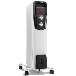 Aquecedor de Ar Britânia a Óleo 1500w Baq1720b Branco - 127v - 5
